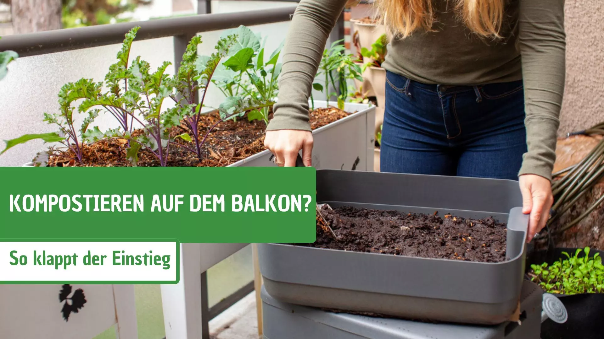 Kompostieren auf dem Balkon? So klappt der Einstieg 